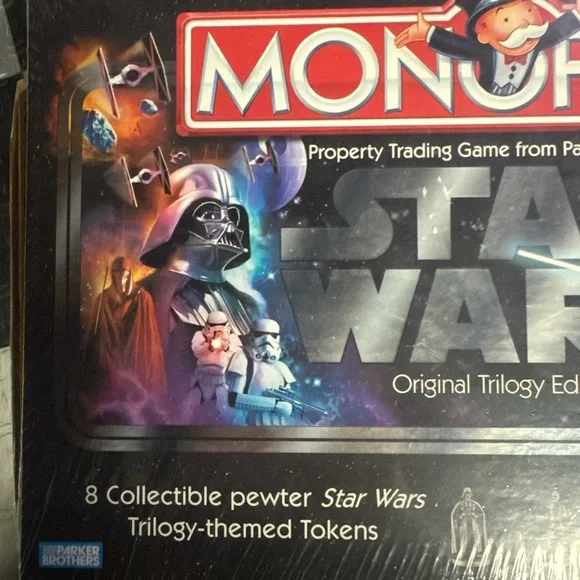 2005 Monopoly Star Wars saga edition Trilogy Edition Board Game